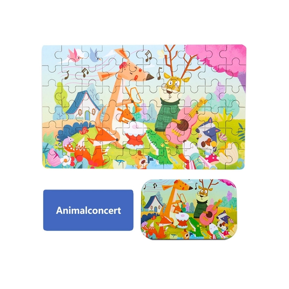 ECO-187.jpg Animal Concert Kids Puzzle Set - Image 1