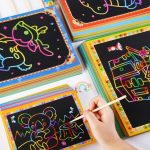 Rainbow Scratch Drawing Art Card - Image 2