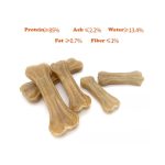 Pressed Rawhide Dog Chew Bones 10s - Image 2
