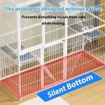 Large White Multi-Level Cat Cage - Image 2