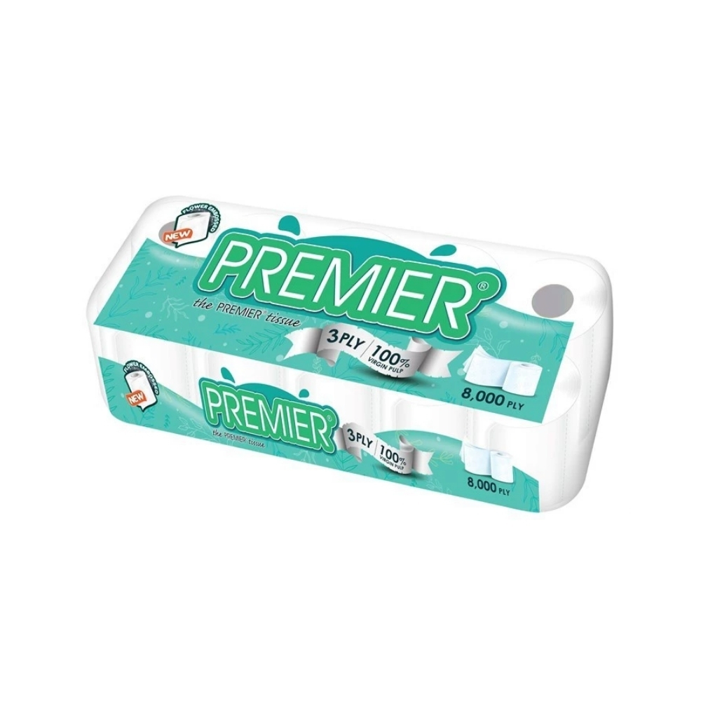 ECO-39.jpg Premier 3 Ply Toilet Paper 10s - Image 1