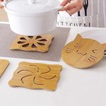 Wooden Cat Table Coaster Set - Image 2